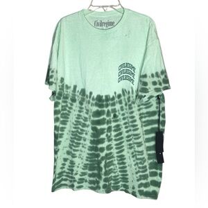 Civil Regime Green Teal Tie Dye Tee - Read Description